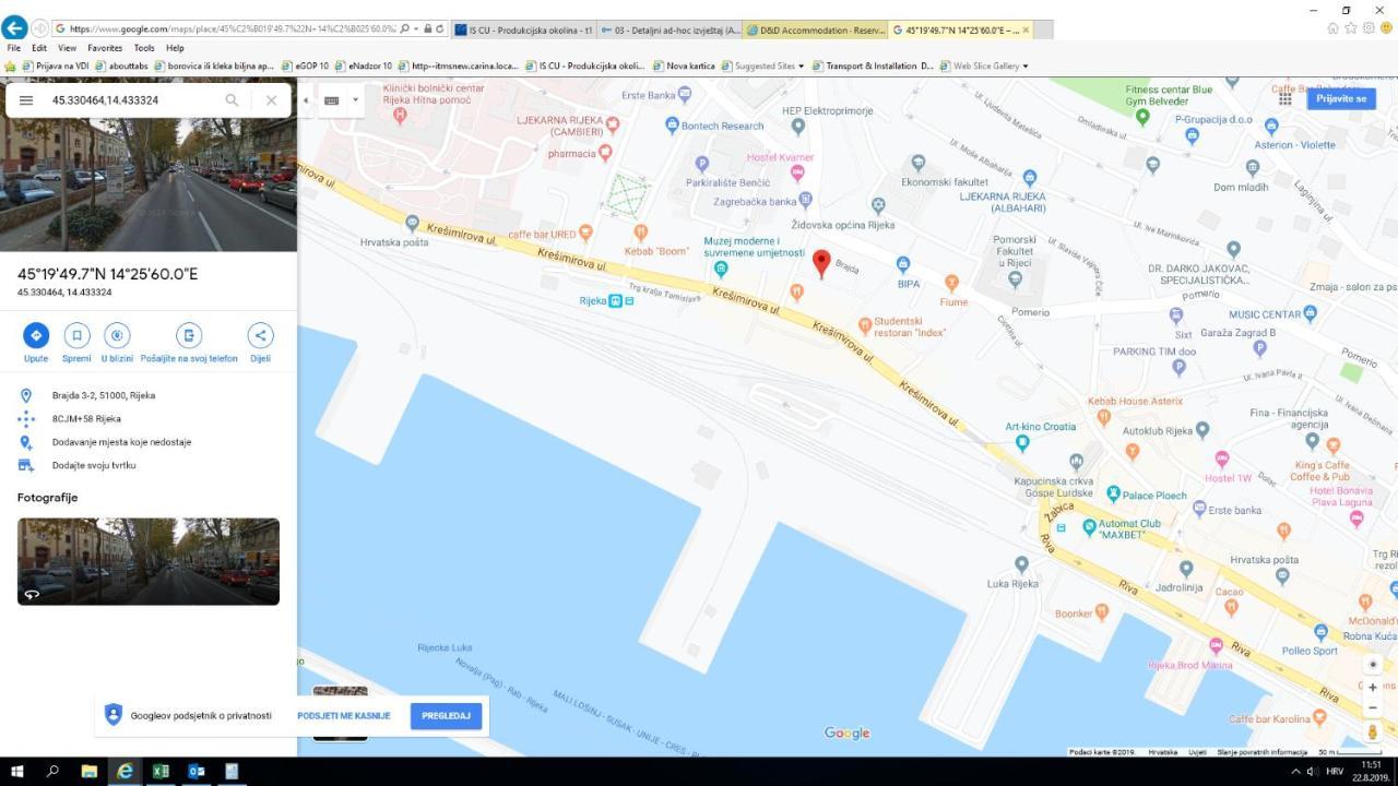 D&D Accommodation Rijeka Dış mekan fotoğraf